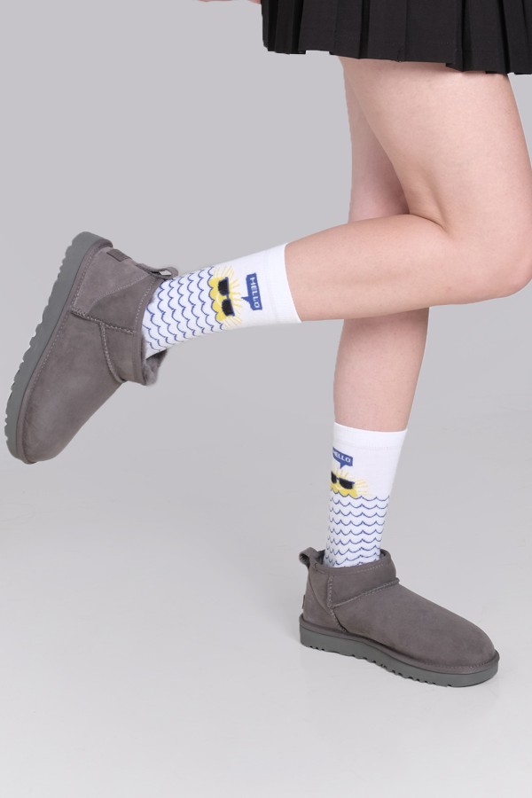 Güneş Desenli Kadın Çorap