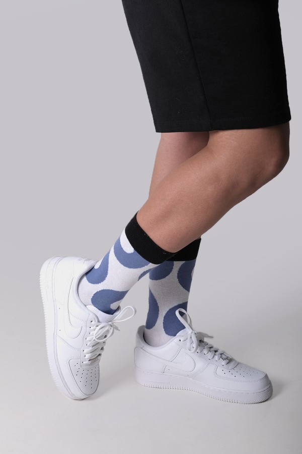 Daire Desenli Erkek Çorap