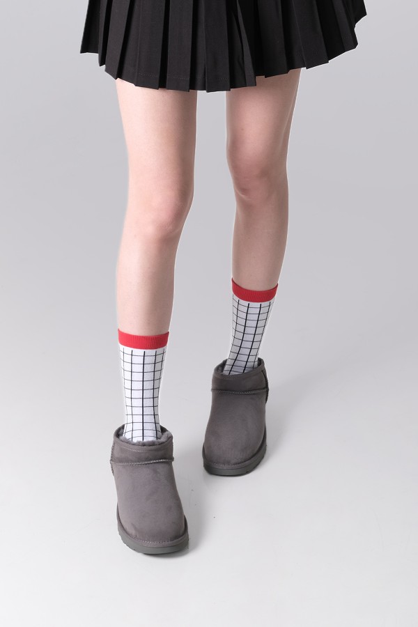 Pötikare Desenli Kadın Çorap