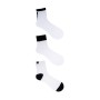 3 Çift Kadın Beyaz Tenis Çorabı (979P)