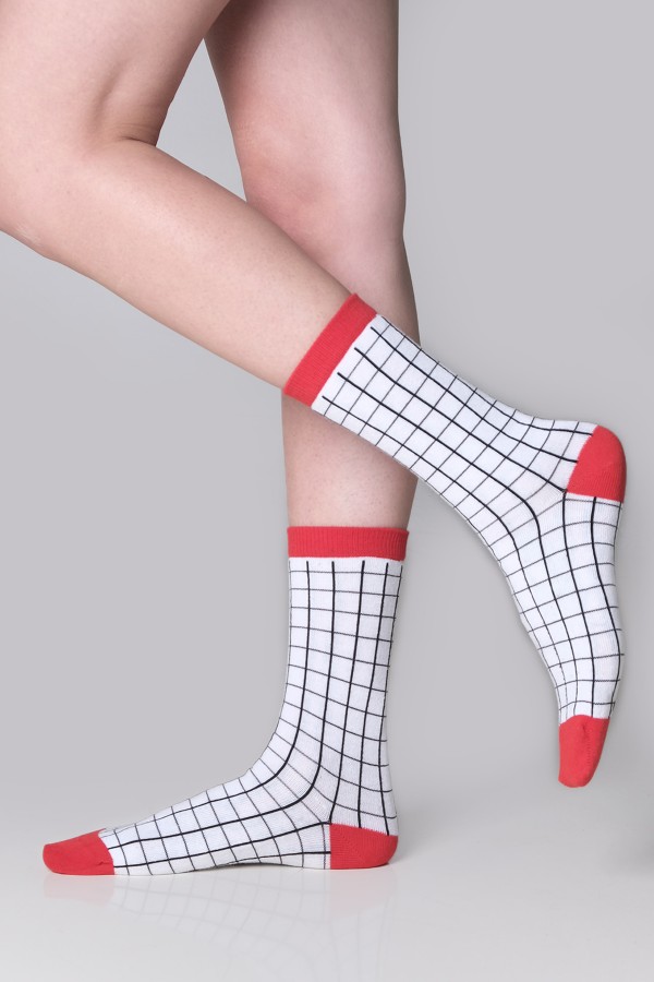 Pötikare Desenli Kadın Çorap