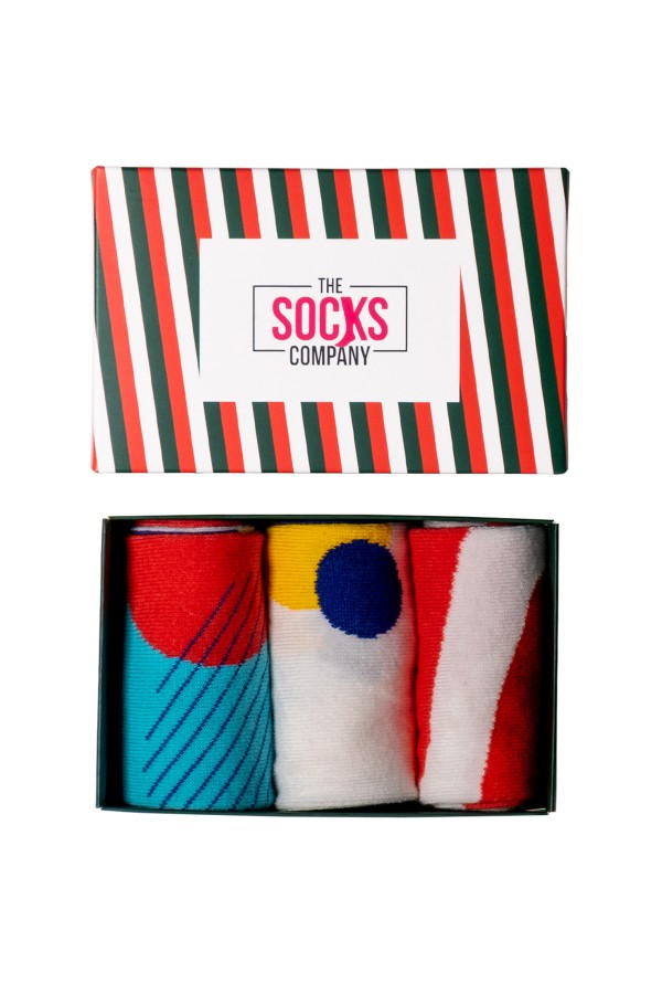  3'lü Desenli Kadın Çorap Set (956P)