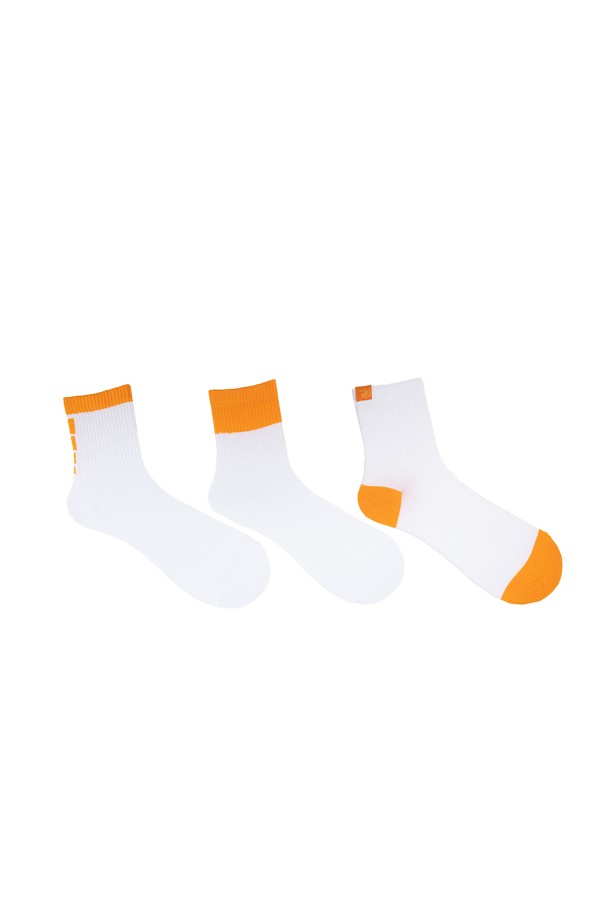 3 Çift Erkek Beyaz Tenis Çorabı (976P)